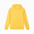 thumbnail image 1 of kmaduk Boys Pullover Hoodies Soft Solid Classic Pull-On Hooded Sweatshirts for Kids (3-14 Years) (Yellow, 9-10 Years), 1 of 5