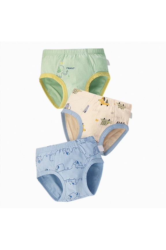 Potty Training Pants 3 Packs Toddler Training Underwear for Baby Boys Girls Cute Garbage Truck