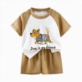 thumbnail image 1 of kmaduk Toddler Pajamas Cotton Summer Pjs Boy Jammies Dinosaur Train Sleepwear Short Sets size 12-18 Months, 1 of 5