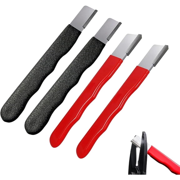 knife sharpener Portable Multi - Functional Tungsten Steel Garden Tool quickly Sharpener - Ideal for Scissors, Pruning Shears, Axe & Sickle 4PCS
