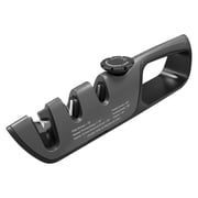 Behome 3-in-1 Knife Sharpener 6 Angle Adjustable, With 3 Stage, Handheld Manual Knives Sharpener for Repair, Restore, Polish Blades, for Kitchen Knives, Scissor