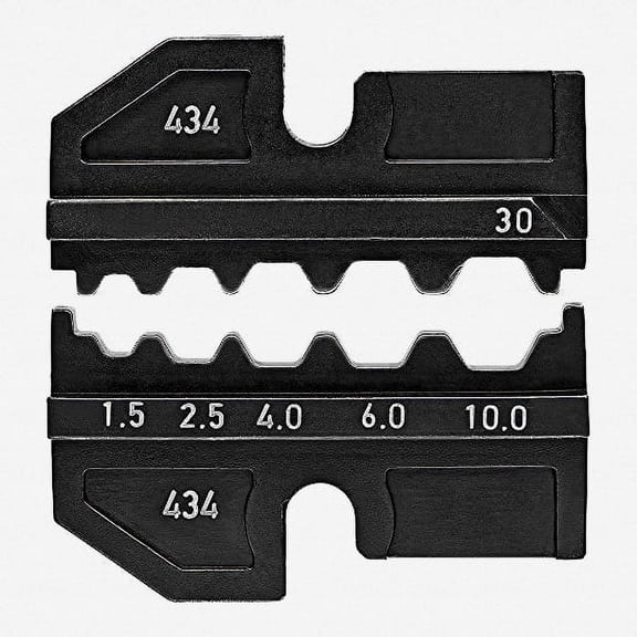 knipex 97-49-30 crimping die - non-insulated butt connectors