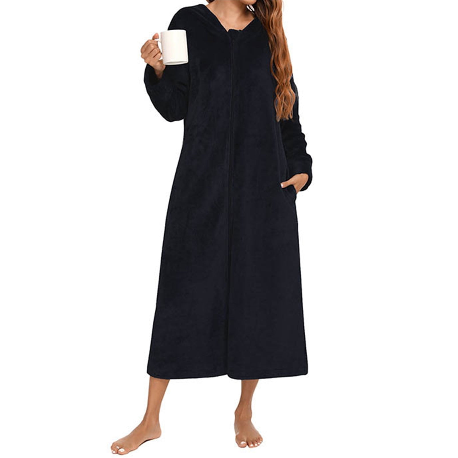 knqrhpse Pajamas for Women,Pj Sets for Woman Women's Flannel Robe
