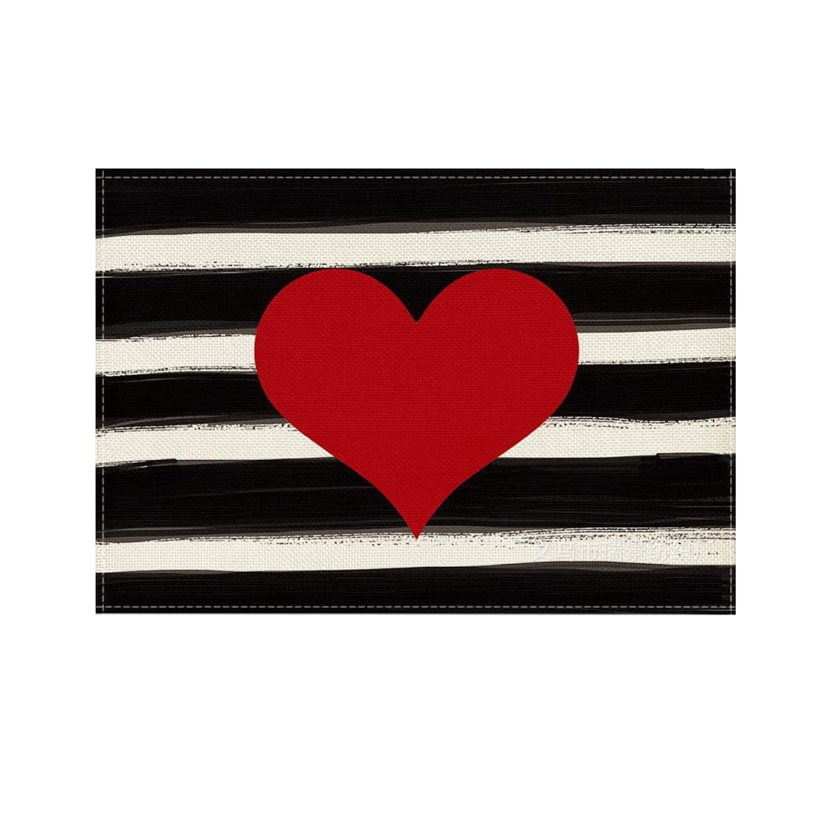 knqrhpse Valentines Day Decorations,Valentines Placemats Valentine's