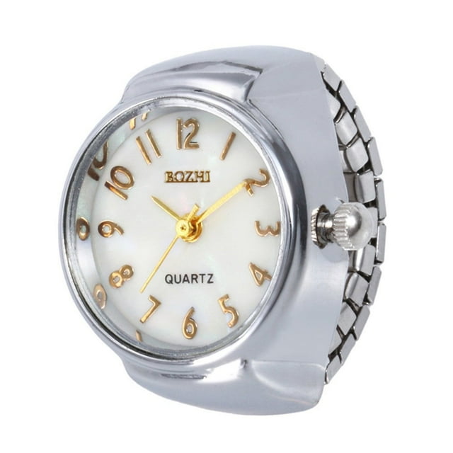 koaiezne Dial Quartz Analog Watch Creative Steel Cool Elastic Quartz