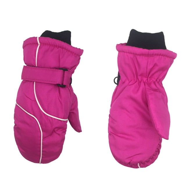 koaiezne Skiing Kids Boys Snow Mittens Mittens Baby Gloves Waterproof