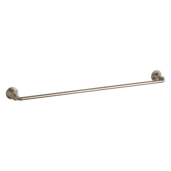 kohler k-10551-bv brushed bronze 24" devonshire towel bar