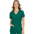 thumbnail image 1 of koi Basics Becca Women's 4-Pocket Stretch Scrub Top Hunter 3XL, 1 of 5
