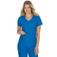 thumbnail image 1 of koi Basics Becca Women's 4-Pocket Stretch Scrub Top Royal 3XL, 1 of 6