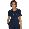 thumbnail image 1 of koi Basics Women's Katie Mock Wrap Solid Scrub Top, 1 of 1