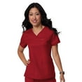 thumbnail image 1 of koi Classics Women's Nicole Crossover V-Neck Solid Scrub Top, 1 of 2