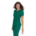 thumbnail image 1 of koi Classics Women's Nicole Crossover V-Neck Solid Scrub Top, 1 of 2