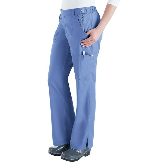 koi Classics Women's Sara Flat Front Flared Scrub Pants