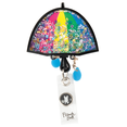 thumbnail image 1 of koi French Bull Shaker Retractable Badge Reels Color: Umbrella, 1 of 1