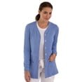 thumbnail image 1 of koi Lite Women's Claire Button Front Solid Cardigan Scrub Jacket, 1 of 3