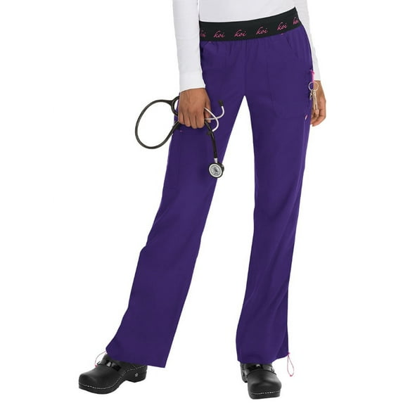 koi Lite Women's Spirit Logo Elastic Waistband Scrub Pant