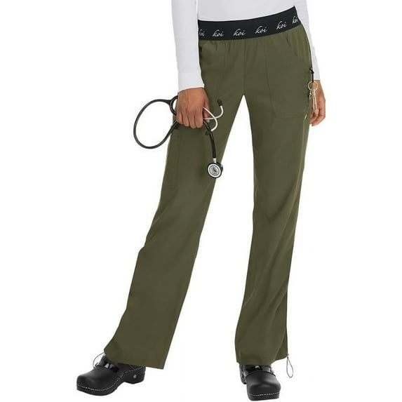 koi Lite Women's Spirit Logo Elastic Waistband Scrub Pant