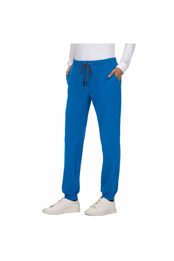 koi Next Gen Women's 740 Good Vibe Jogger Pant Royal Blue Large Petite