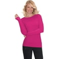thumbnail image 1 of koi lite women's devine seamless solid long sleeve t-shirt, 1 of 3