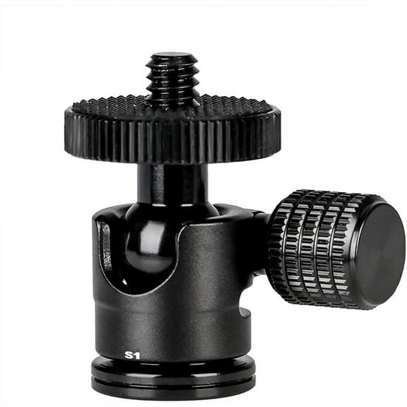 koolehaoda 3/8 Mini Ball Head for Camera Tripod Monopod (3/8 Ball Head)