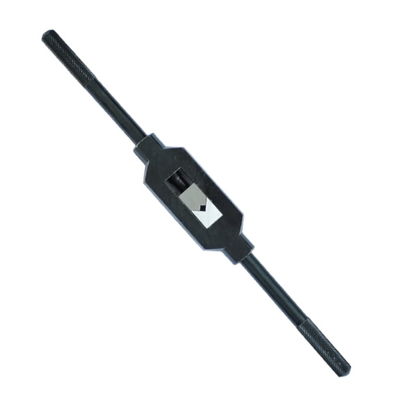 koolsoo 1 piece Adjustable Tap Wrench Thread Handle Tap Tapping Reamer Tools for Metalworking - Black, 4.5-14.0mm