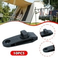 thumbnail image 1 of koolsoo 10x Tarp Clips Heavy Duty Tent Clamps Lightweight Versatile Reusable Lock Grip Awning Fixed Clips for Boat Tarps Truck Covers Black, 1 of 8