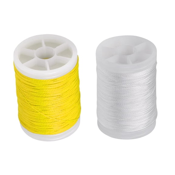 koolsoo 110m 0.4mm Bow String Serving Thread Fiber Bowstring Tool - Yellow + White