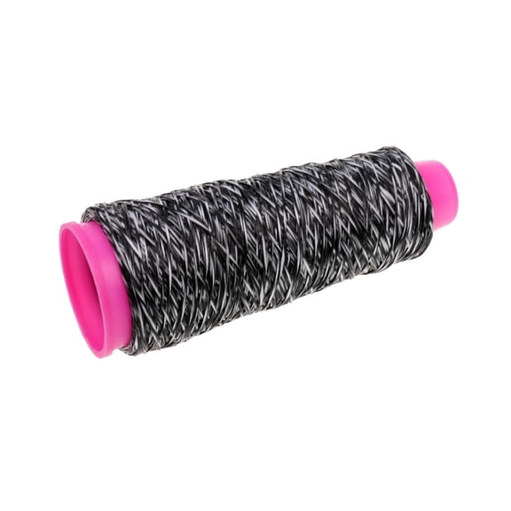 koolsoo 110m Bow String Material, Bowstring Rope Making Thread for Recurve , 110m Black White