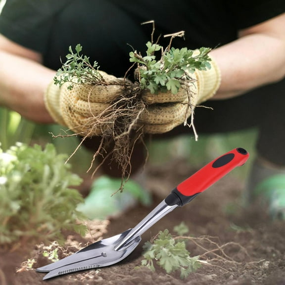koolsoo 13.7inch Hand er Garden ing Tool Puller for Lawn Yard Sturdy Aluminum Alloy Smooth Remover Digger