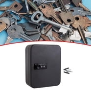 WeHere 16 Key Lock Box, Smart Wall Mount Key Cabinet for House, Hotel ...