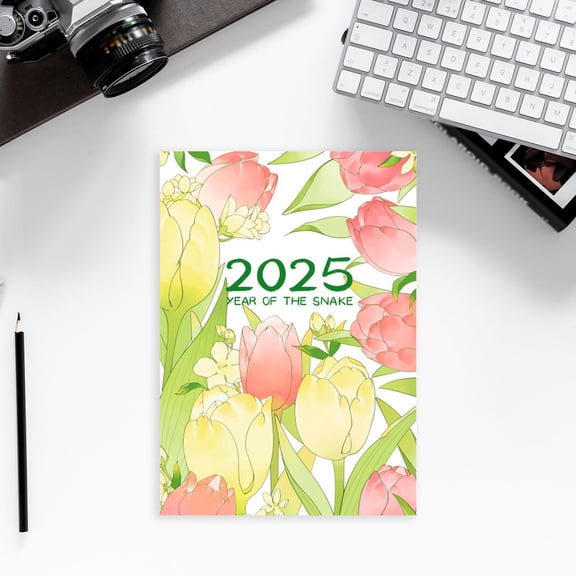 koolsoo 2025 Planner Notebook Academic Planner Gift Schedule Notebook to Do List Notebook, Portable for Office School Studio Business