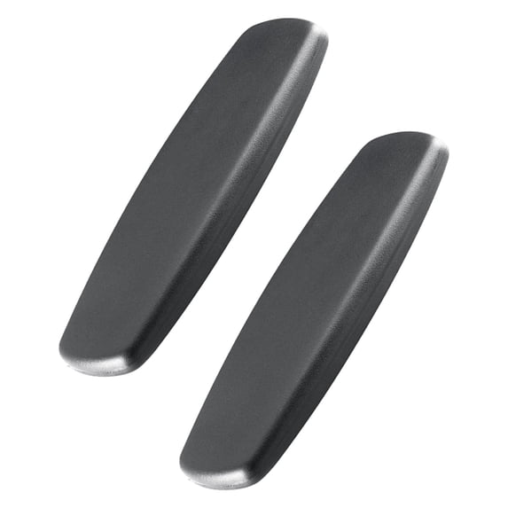 koolsoo 2x Office Chair Replacement Arm Pads PU Durable Modern Simplicity Soft Support Computer Chair Parts Easy to Install Universal 25.5x8.5cm