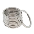 thumbnail image 1 of koolsoo 2x10Pcs Stainless Steel Key Chain Buckle Holder Camping 35mm 2 Pcs, 1 of 8