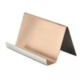 thumbnail image 1 of koolsoo 2xBusiness Card Holders Name Stand Collection Rack Organizer Rose Gold H, 1 of 6