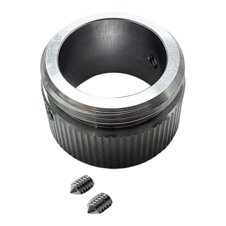 koolsoo 304 Stainless Steel Heating Valve Adapters Radiator Valve Thermostatic Head Rustproof Practical Vertical Stripes with 2 Screws