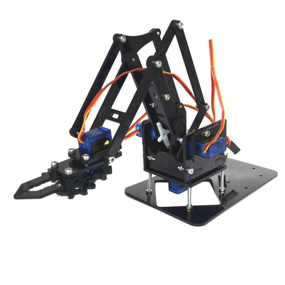 koolsoo 4 Degree Of Freedom Tank Robot Mechanical Arm With 4 Servos For 51 Robotics Learning Manipulator DIY Model Set Students Study