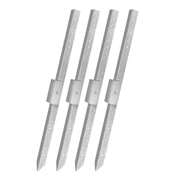 koolsoo 4 Pieces Fence Post Repair Stakes Fence Menders Fence Post