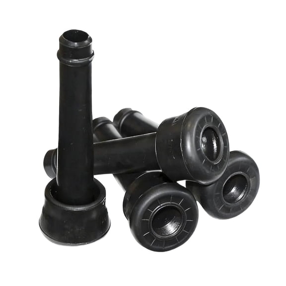 koolsoo 4 Pieces Milk Cup Liners Teat Cup Liners Milking Cluster Liners Milking Machine Liners Replacement Accessory Comfortable Soft Pp Material Secure Chamber Suitable for Livestock Black