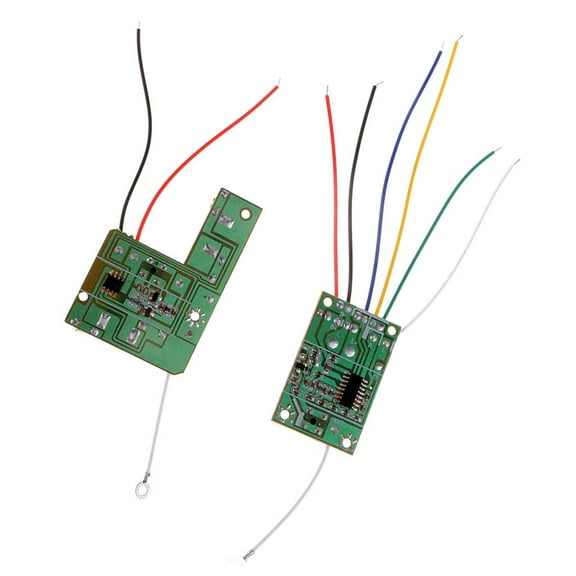 koolsoo 40M 4CH Remote Control Module Receiver & Wireless Board With Antenna For Mini DIY RC Toy Car Accessories
