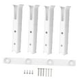 thumbnail image 1 of koolsoo 4Pcs Fishing Pole Stand with Mounting Screw Fishing Rod Holder for Home Boat White, 1 of 8