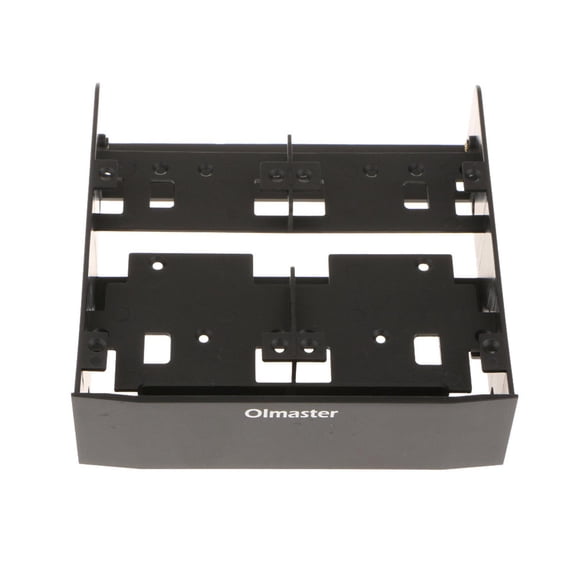 koolsoo 5.25 to 3.5 2.5 inch HDD Hard Disk Drive Bay Adapter Converter, SSD Mounting Bracket, Optical Driver Holder with Screws for PC Desktop Computer