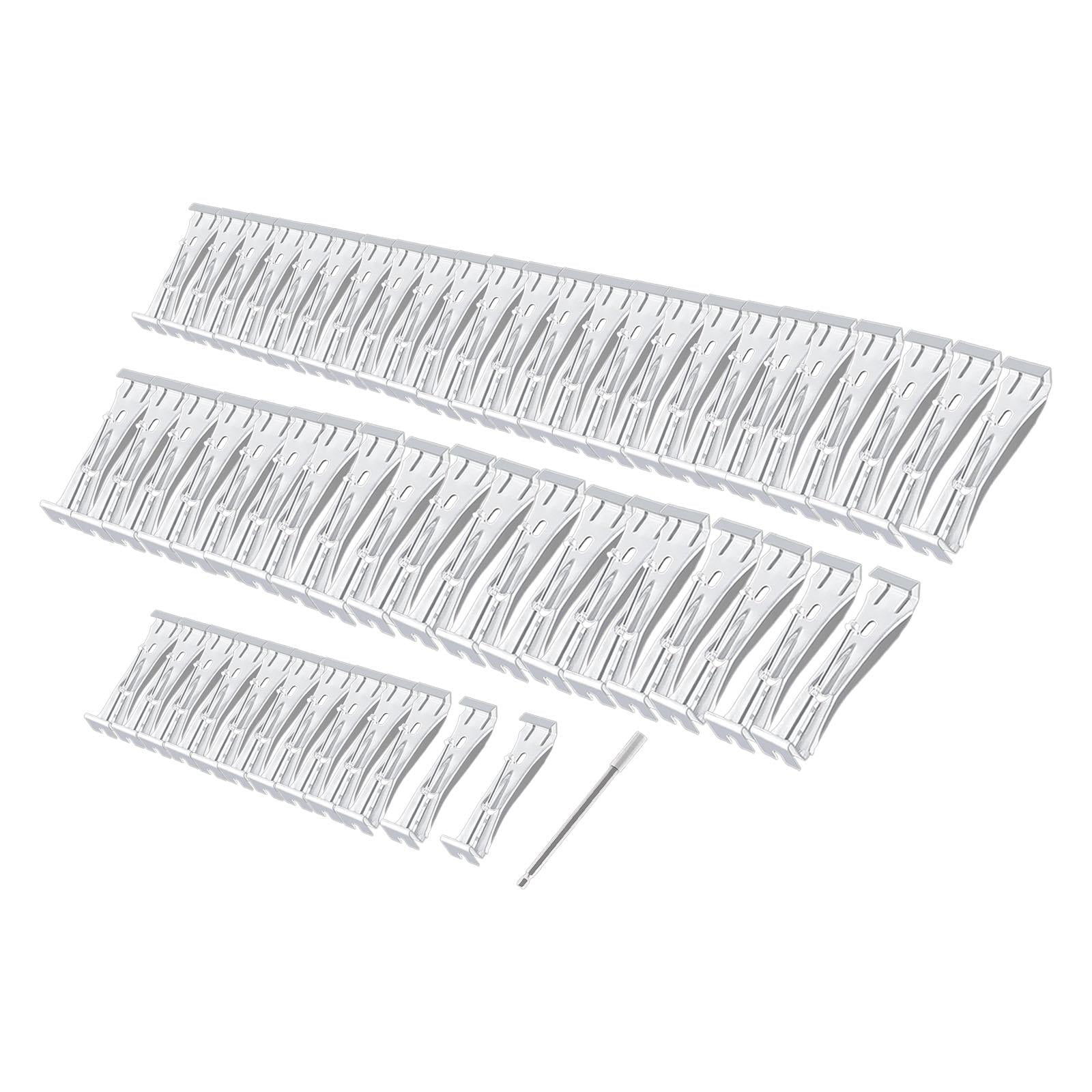 koolsoo 5 inch Gutter Clips Gutter Hangers for Gutter Repair, Heavy