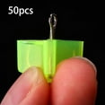 thumbnail image 1 of koolsoo 50 Pieces Hook Holder Covers, Fishing Hook Bonnets Yellow Strong Anti Scratch Hook Protector 1.3cmx1.4cmx0.4cm, 1 of 8