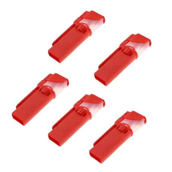 koolsoo 5pcs Earthworm Bloodworm Baits Clips 3.9inch Catch Lures On The Hook Fishing Accessories