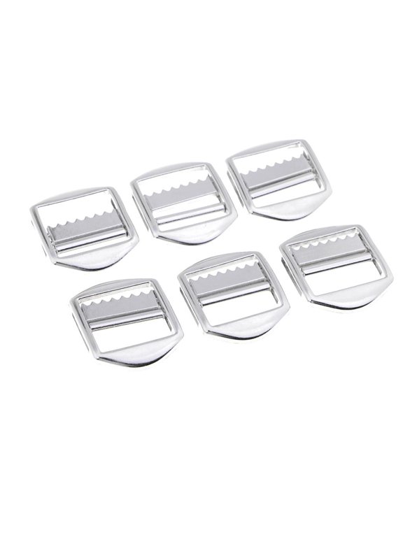 6 Pcs Slide Belt Buckle Slides Webbing Slider Belt Slider For Fasteners Strap Backpack Outdoor