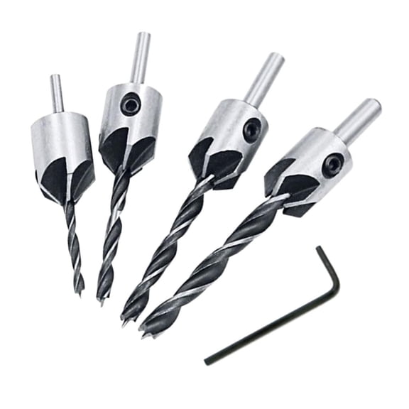 koolsoo 60 Pcs HSS Micro Drill Set Metal Drill Hand Drill s Tools - as described, 3-6mm 4 Pcs Set