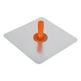 thumbnail image 1 of koolsoo Aluminum Plaster Hawk Plastering Hand Board Professional Mud Plate with Soft Handle for Industrial Supplies Drywall Household 34.5cmx11cm, 1 of 8