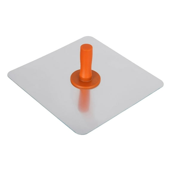 koolsoo Aluminum Plaster Hawk Plastering Hand Board Professional Mud Plate with Soft Handle for Industrial Supplies Drywall Household 34.5cmx11cm