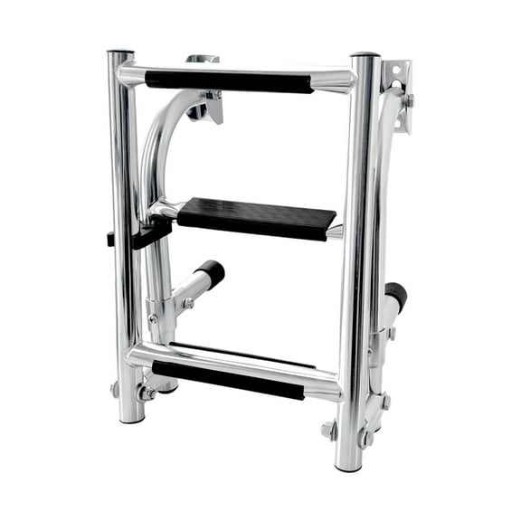 koolsoo Assist Boarding Ladder 2+ Non Slip Boat Folding Step Extension Ladder for Dinghy Speedboat Camping RV Swimming Pool