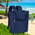 thumbnail image 1 of koolsoo Backpack Cooler Modern Soft Leakproof Insulated Bag for Fishing Hiking Trips Navy Blue, 1 of 8